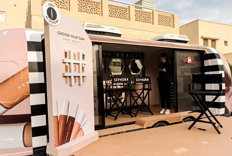 Mobile Brands trailers and pop ups activation.