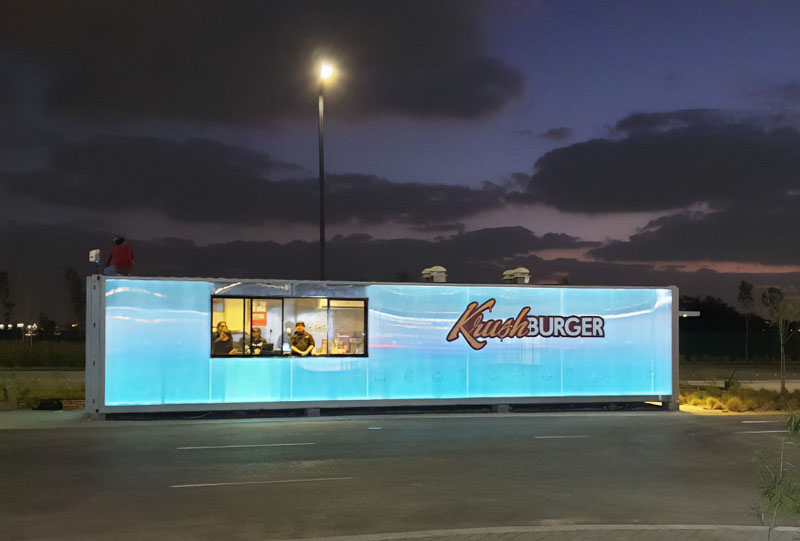 Mobile container Hamburger food truck manufacturer.